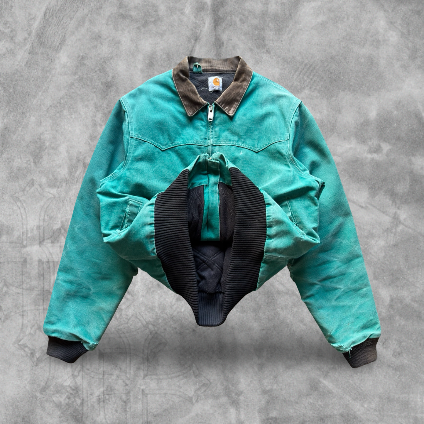 Emraled Green Carhartt Santa Fe Jacket 1990s (L)
