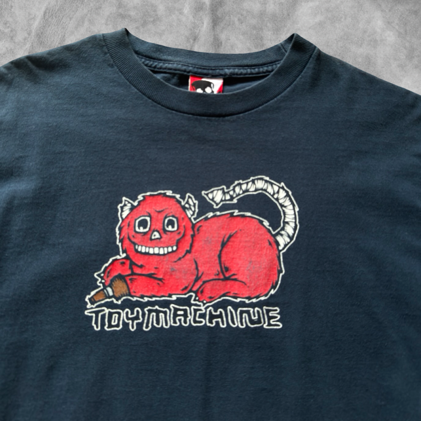 Navy Blue Toy Machine Skate Shirt 1990s (M)