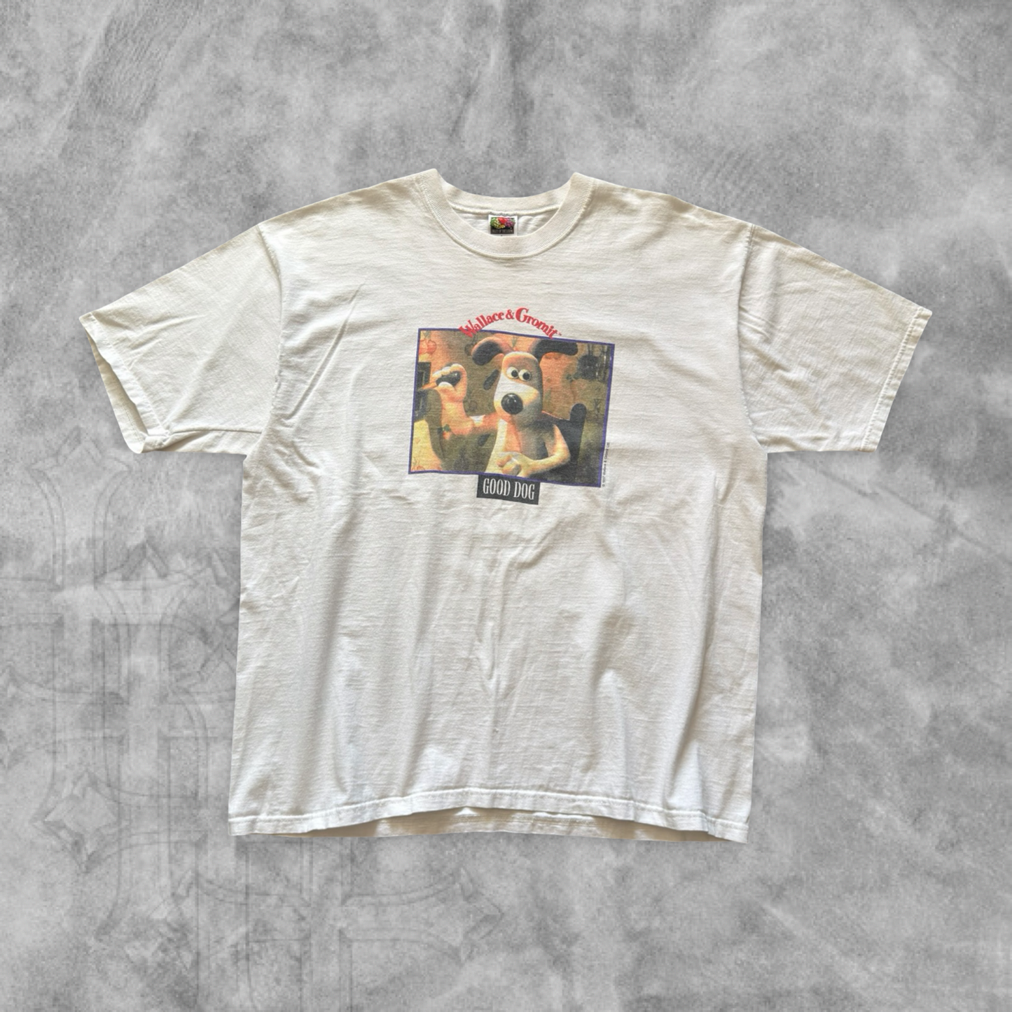 White Wallace and Gromit Shirt 1991 (XL)