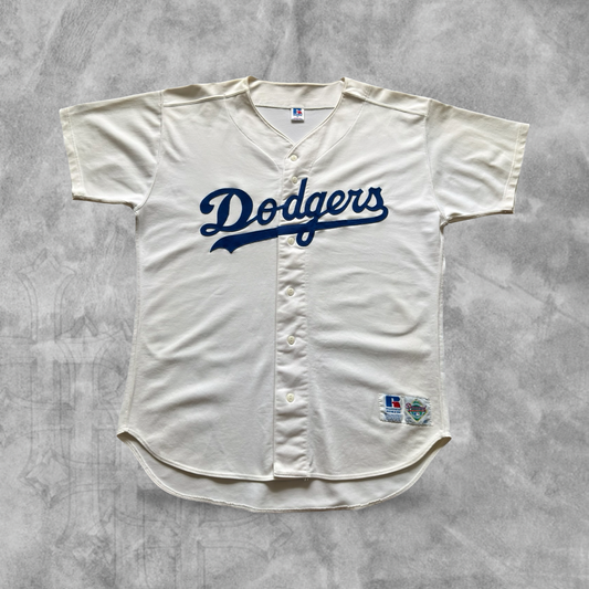 White Los Angeles Dodgers Jersey 1990s (XL)