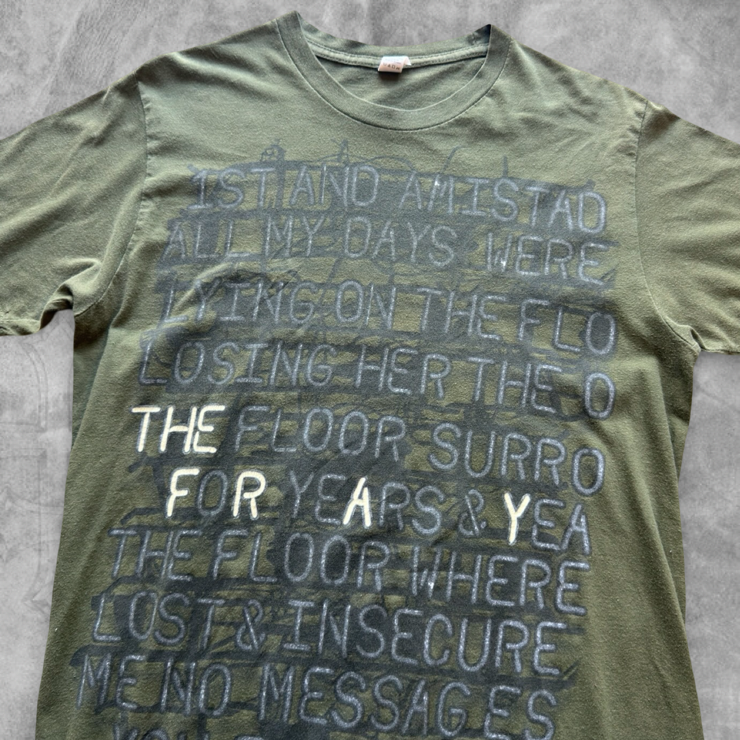 Olive Green The Fray Shirt 2000s (M)