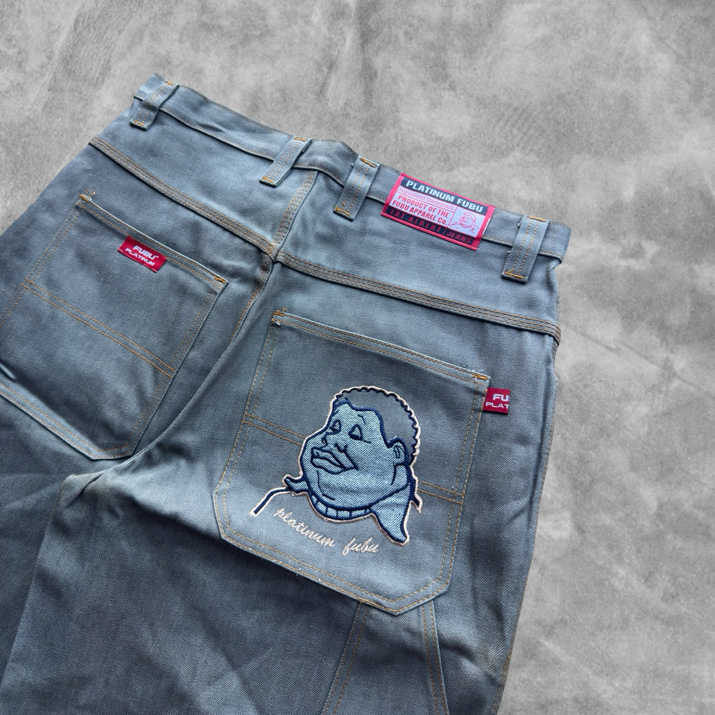 Sage Denim Fubu Fat Albert Shorts (38)