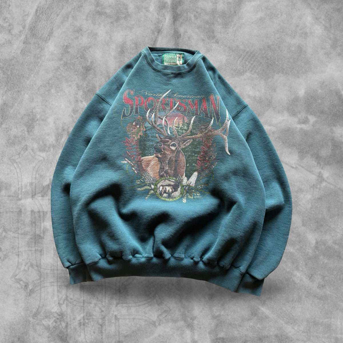 Forrest Green Outdoorsman Sweatshirt 1990s (L)