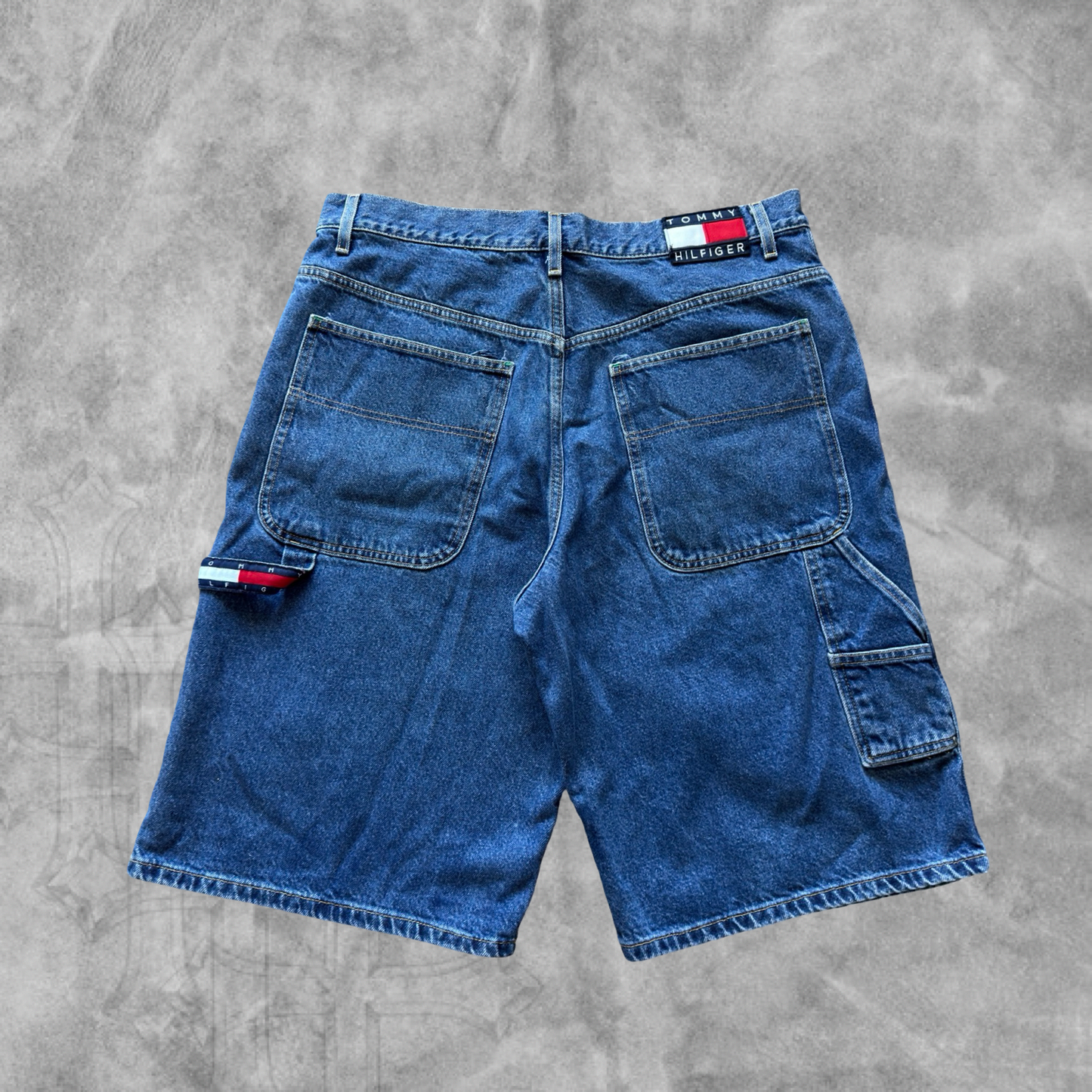 Denim Tommy Hilfiger Carpenter Shorts 1990s (36)
