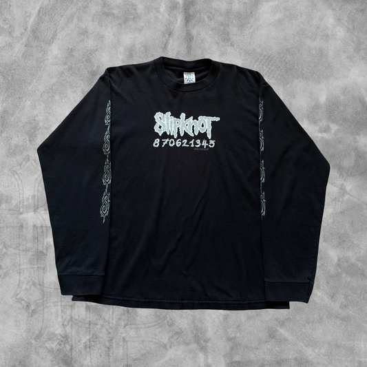 Black Slipknot Long Sleeve Shirt 1999 (L)