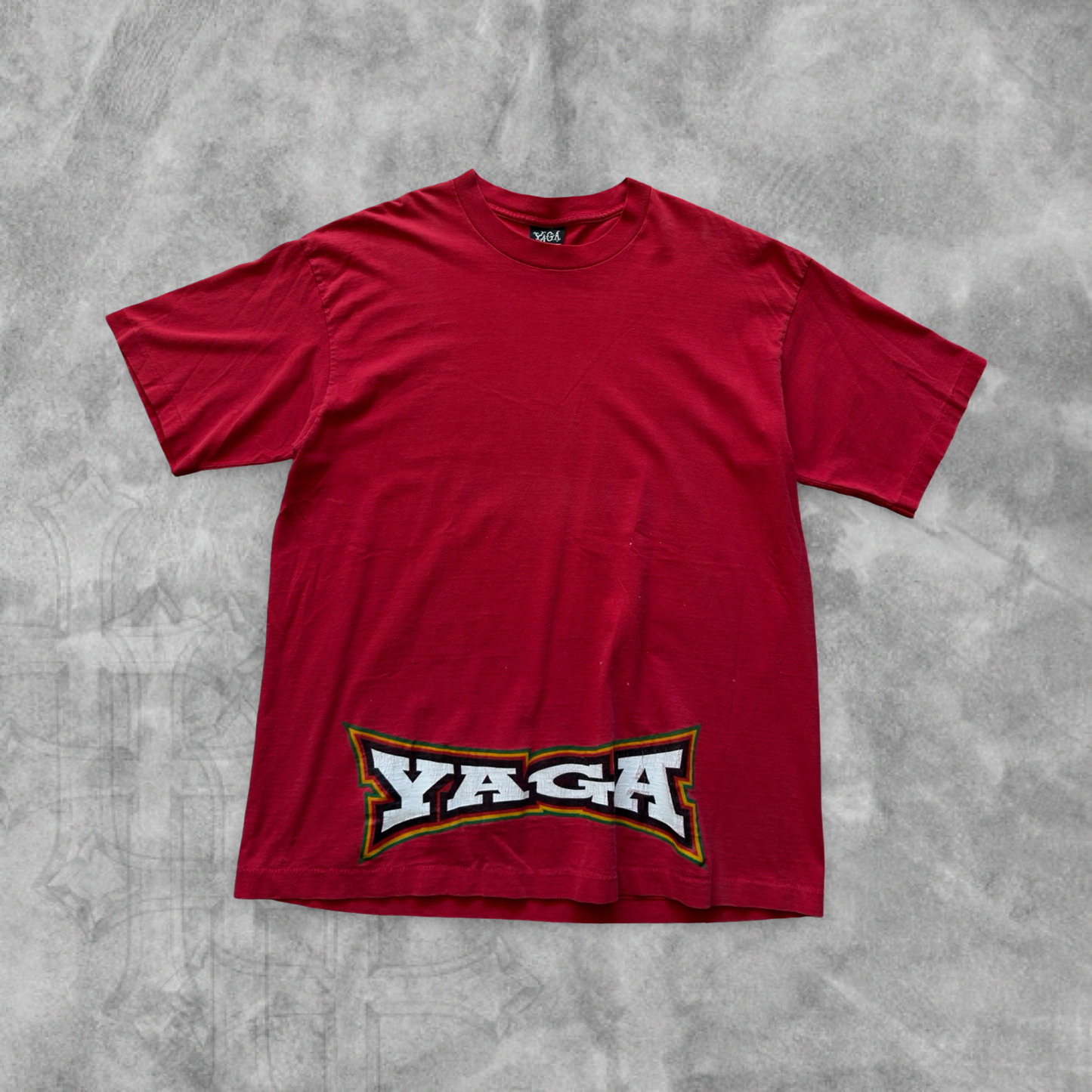 Red Yaga Skate Shirt 1990s (XL)