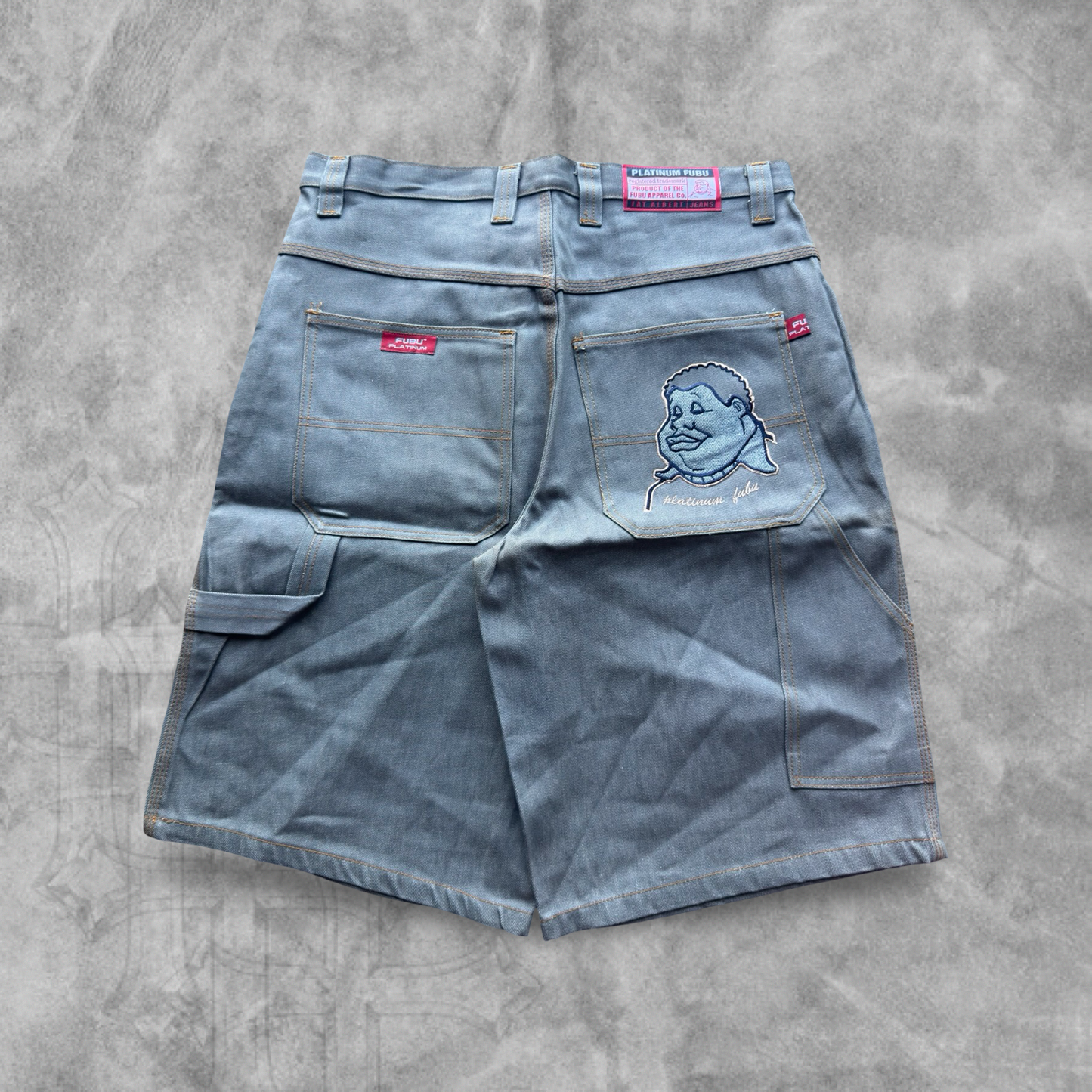 Sage Denim Fubu Fat Albert Shorts (38)