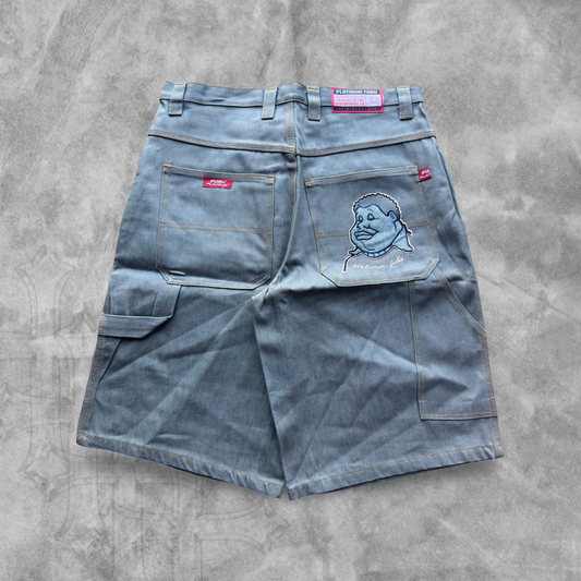 Sage Denim Fubu Fat Albert Shorts (38)