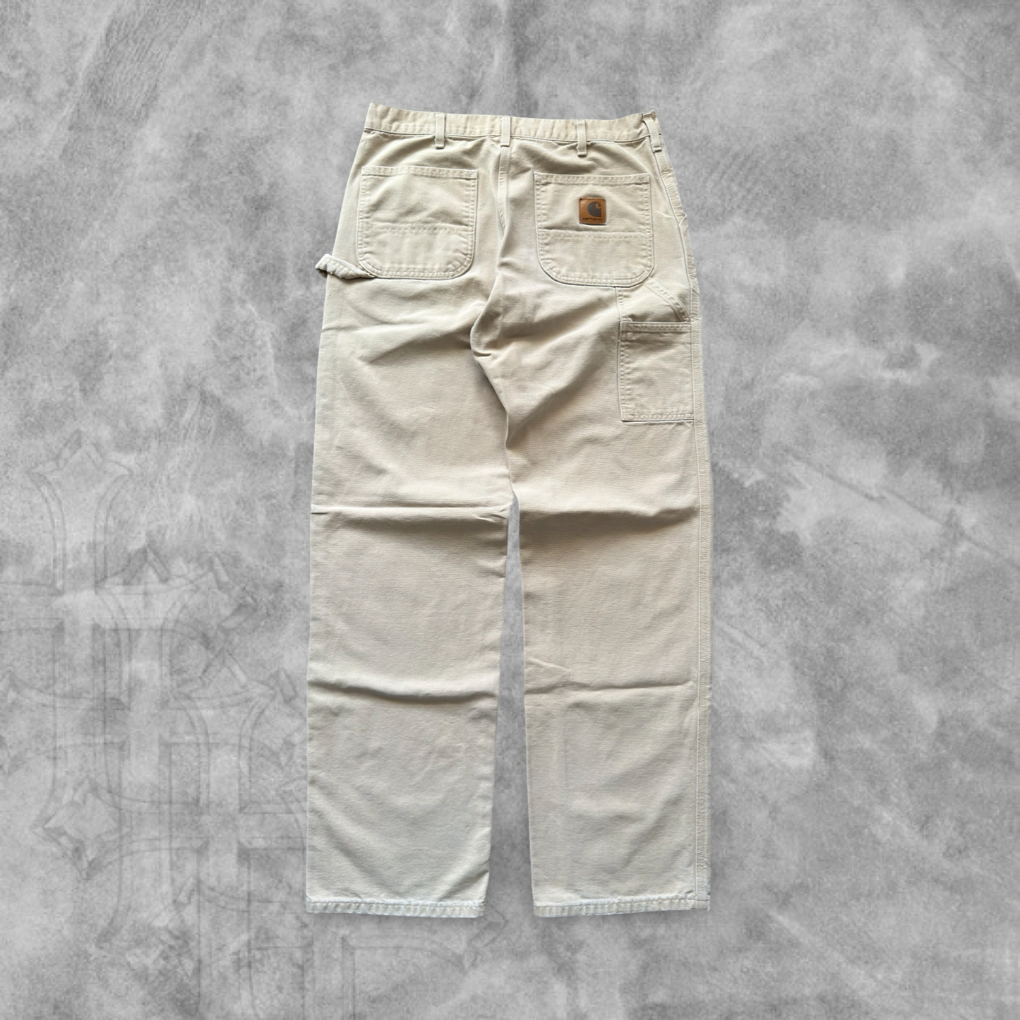Tan Carhartt Carpenter Pants 1990s (34x33)
