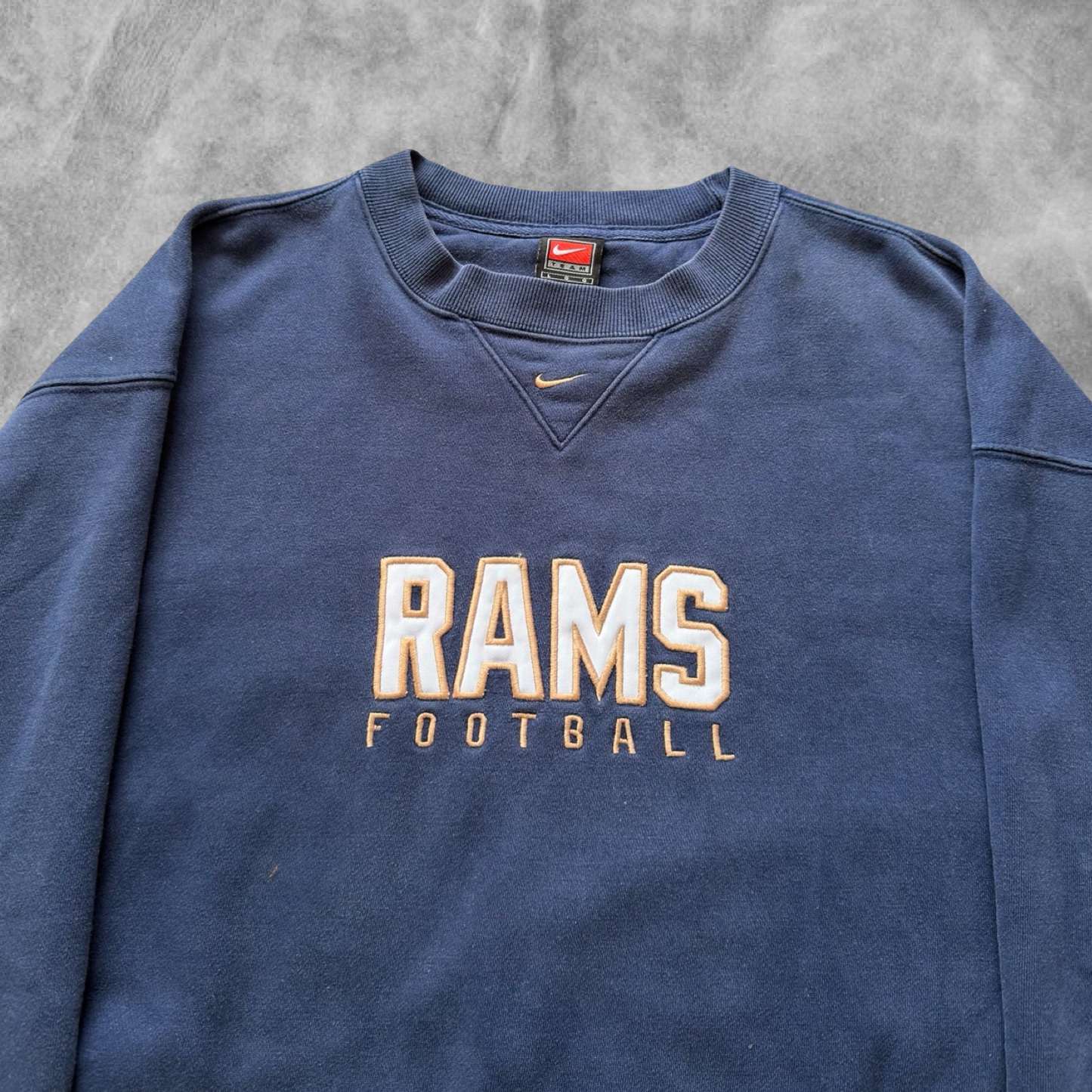 Navy Blue Los Angeles Rams Sweatshirt 1990s (XL)