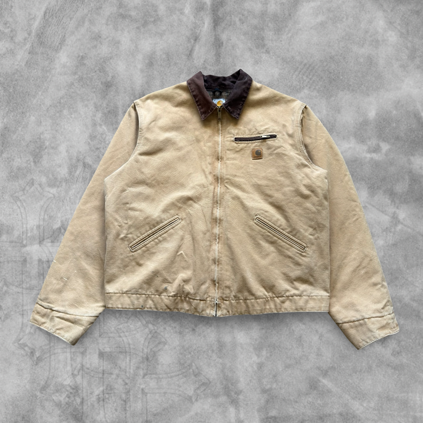 Tan Carhartt Detroit Jacket 2000s (XL)
