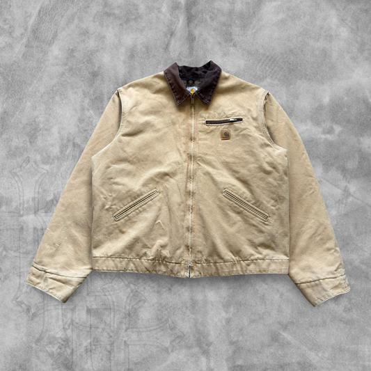 Tan Carhartt Detroit Jacket 2000s (XL)