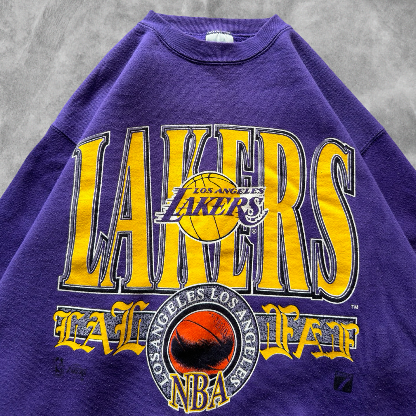 Purple Los Angeles Lakers Sweatshirt 1990s (L)