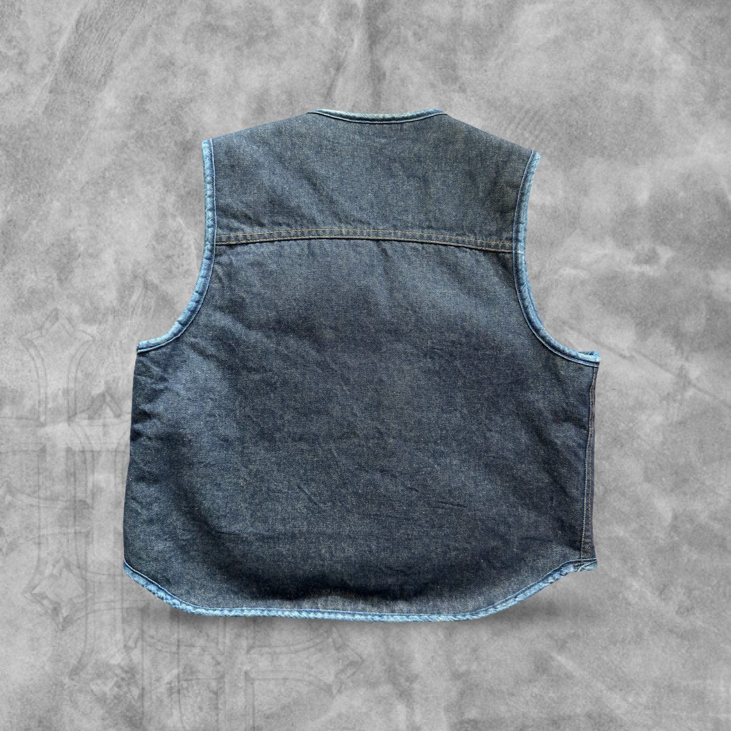 Denim Carhartt Sherpa Lined Vest 1980s (XL)