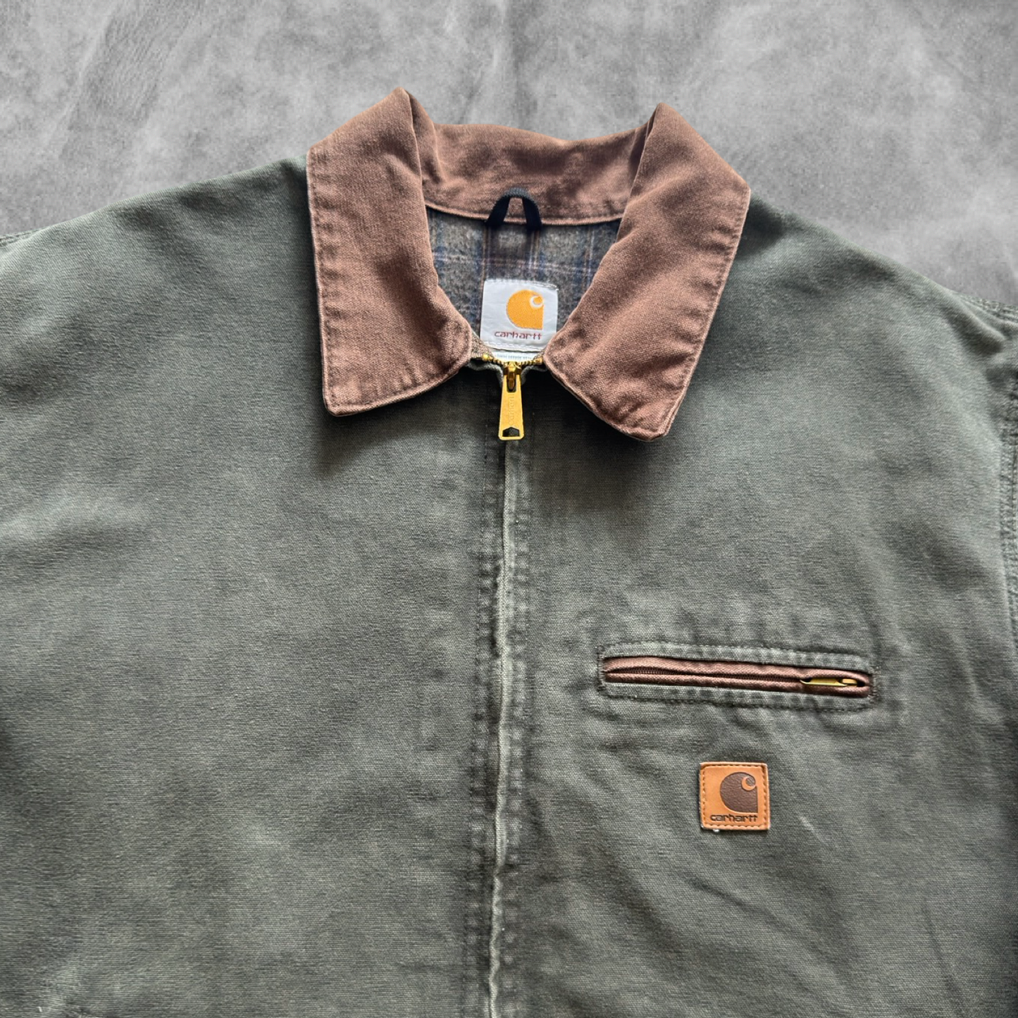 Moss Green Carhartt Detroit Jacket 2004 (XXL)