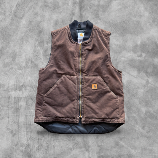 Brown Carhartt Vest 2000s (M)