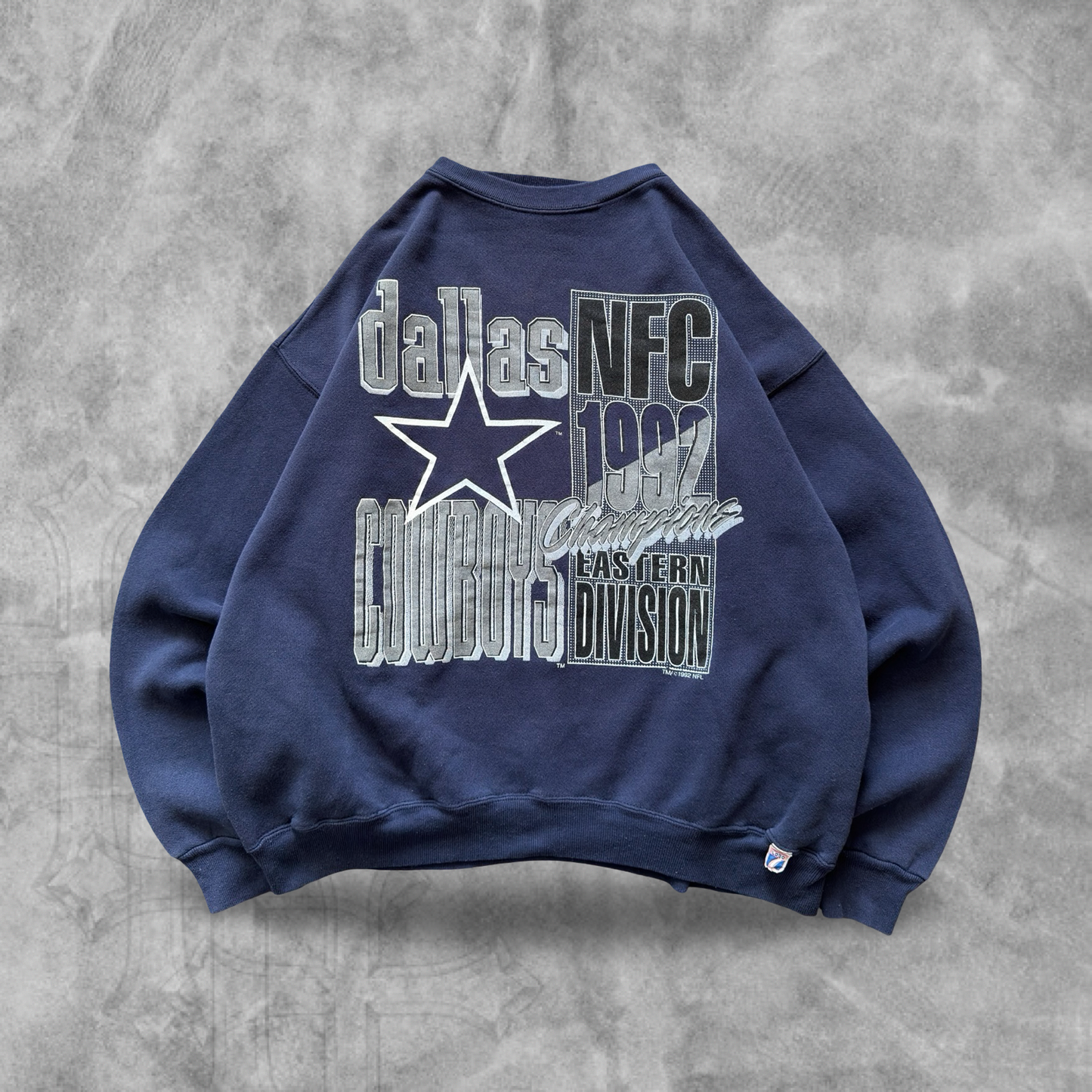 Navy Blue Dallas Cowboys Sweatshirt 1990s (M)