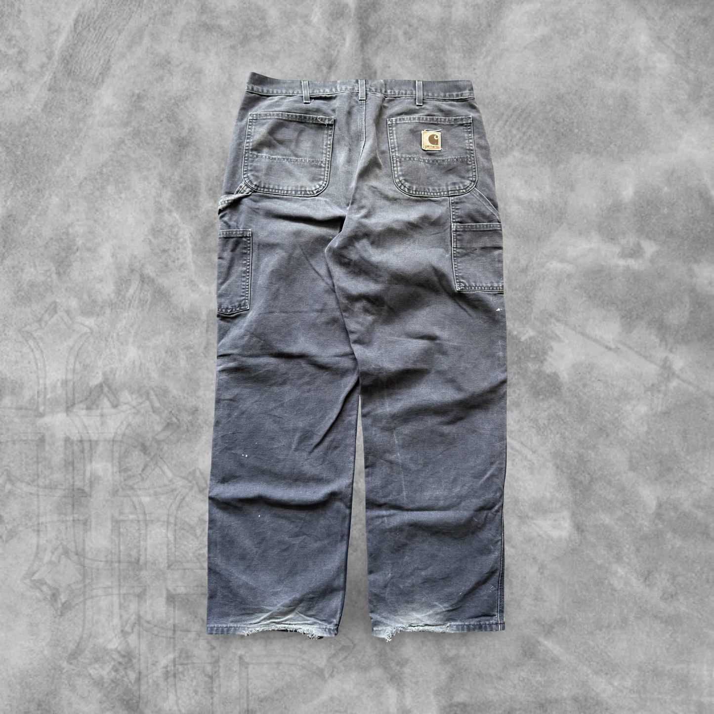 Faded Distressed Carhartt Carpenter Pants 1990s (36x32)