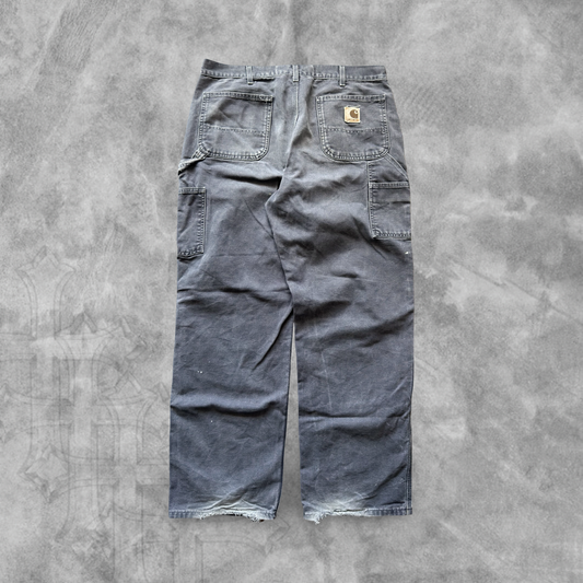 Faded Distressed Carhartt Carpenter Pants 1990s (36x32)