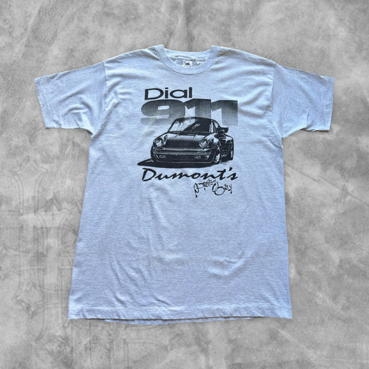 Heather Gray Porsche 911 Shirt 1990s (XL)