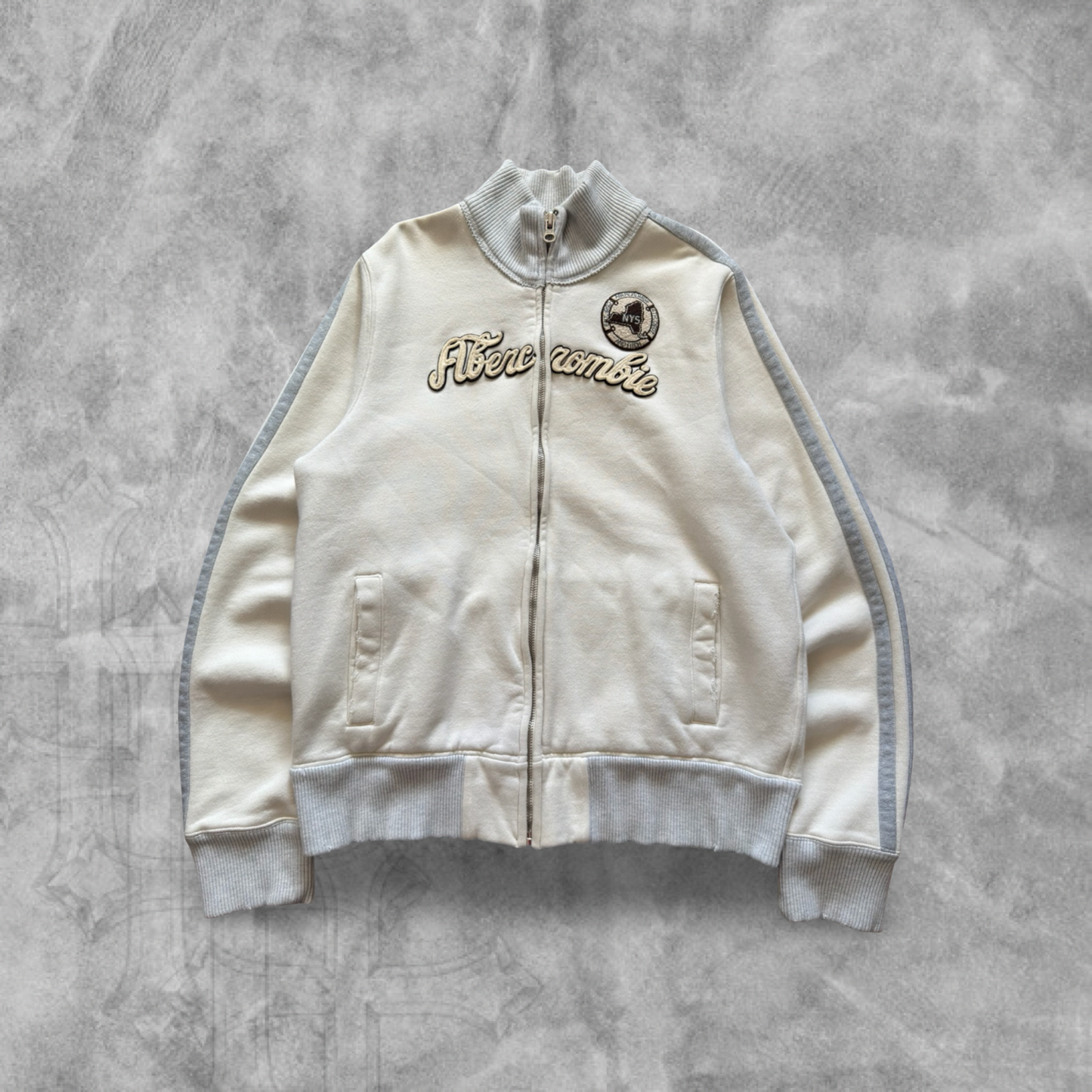 Cream Abercrombie & Fitch Jacket 1990s (XL)