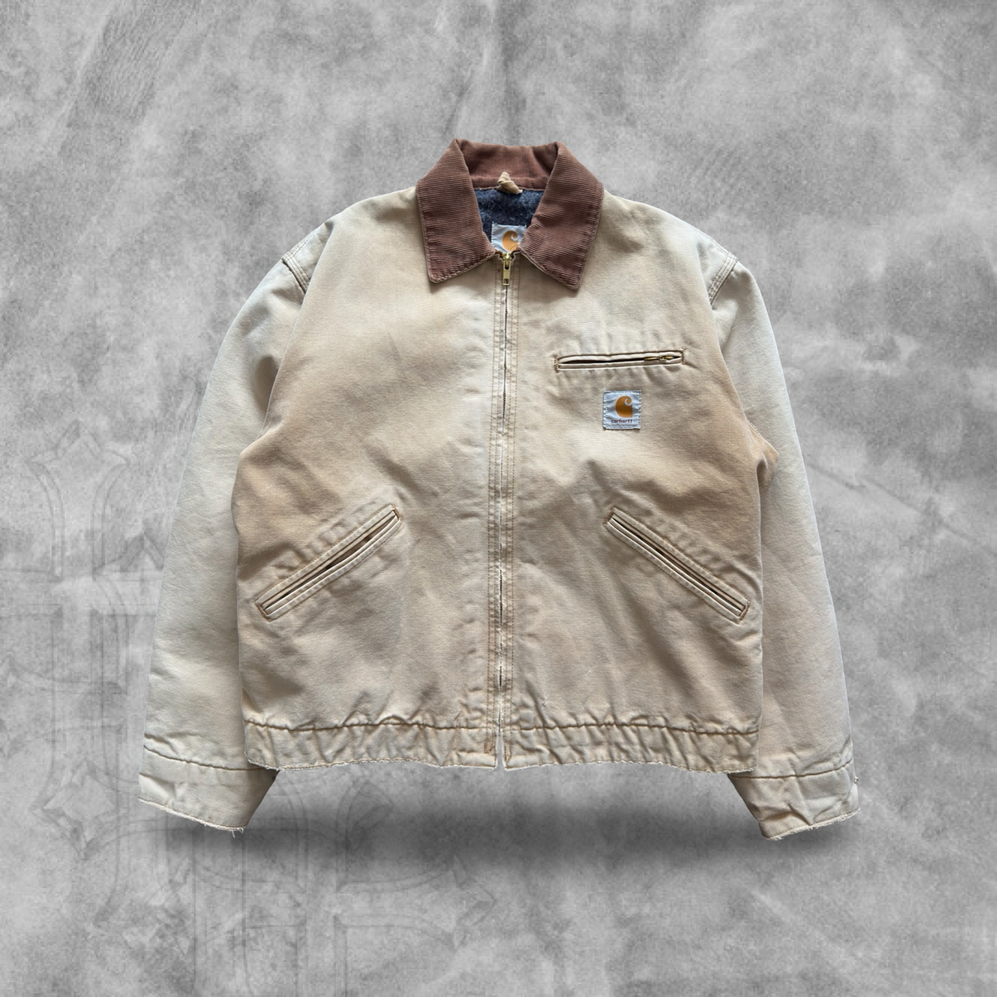 Faded Tan Carhartt Detroit Jacket 1990s (M)