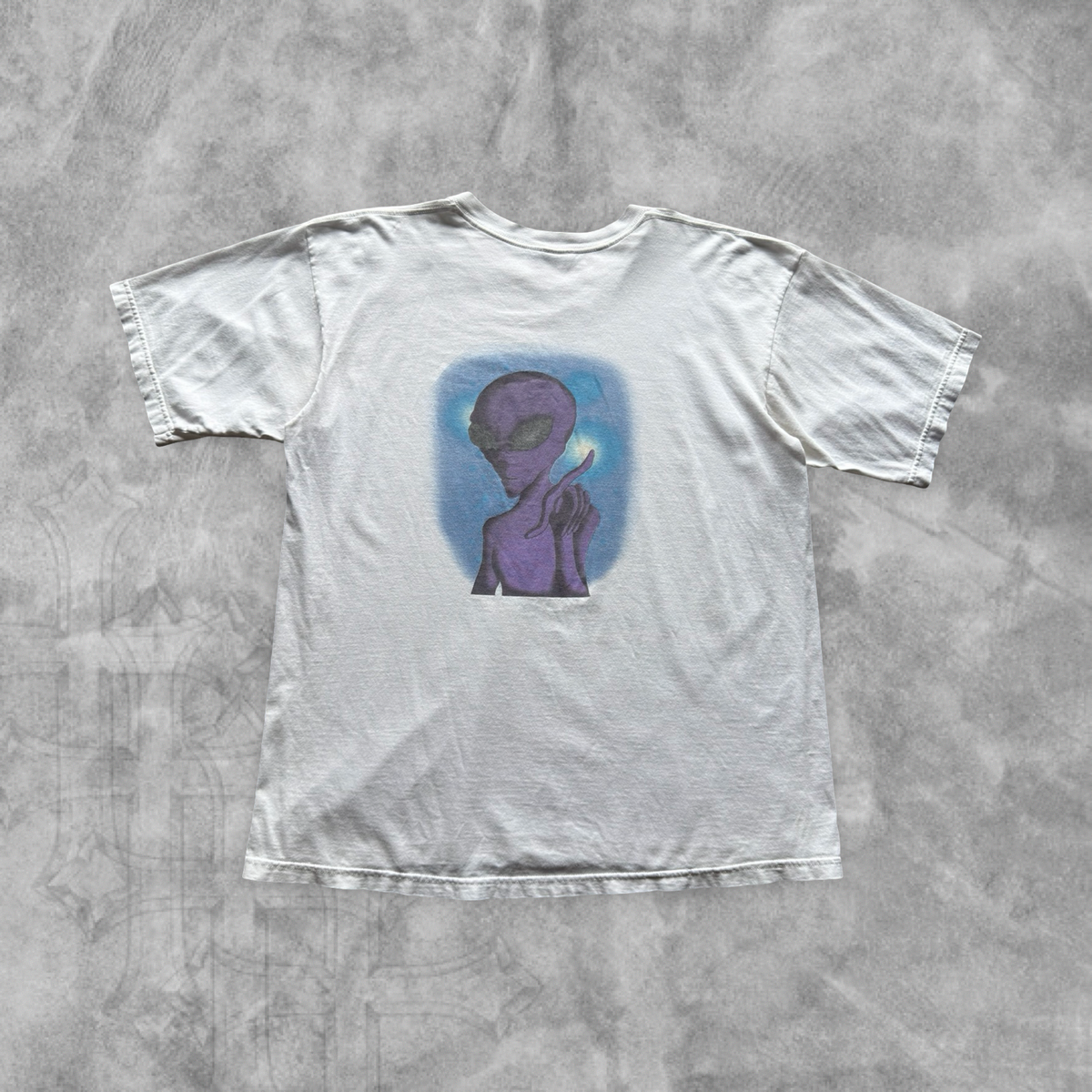 White Alien Shop Shirt 1990s