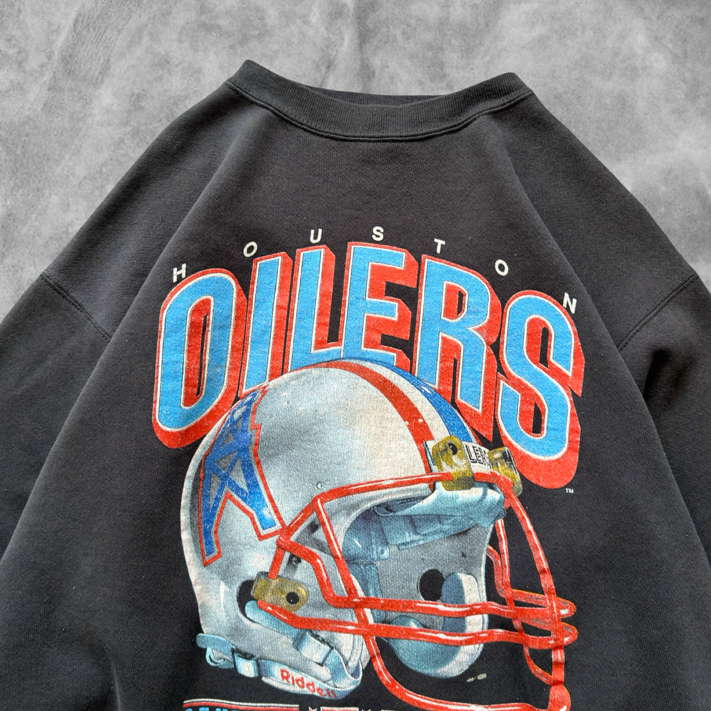 Black Houston Oilers Sweatshirt 1990s (S)