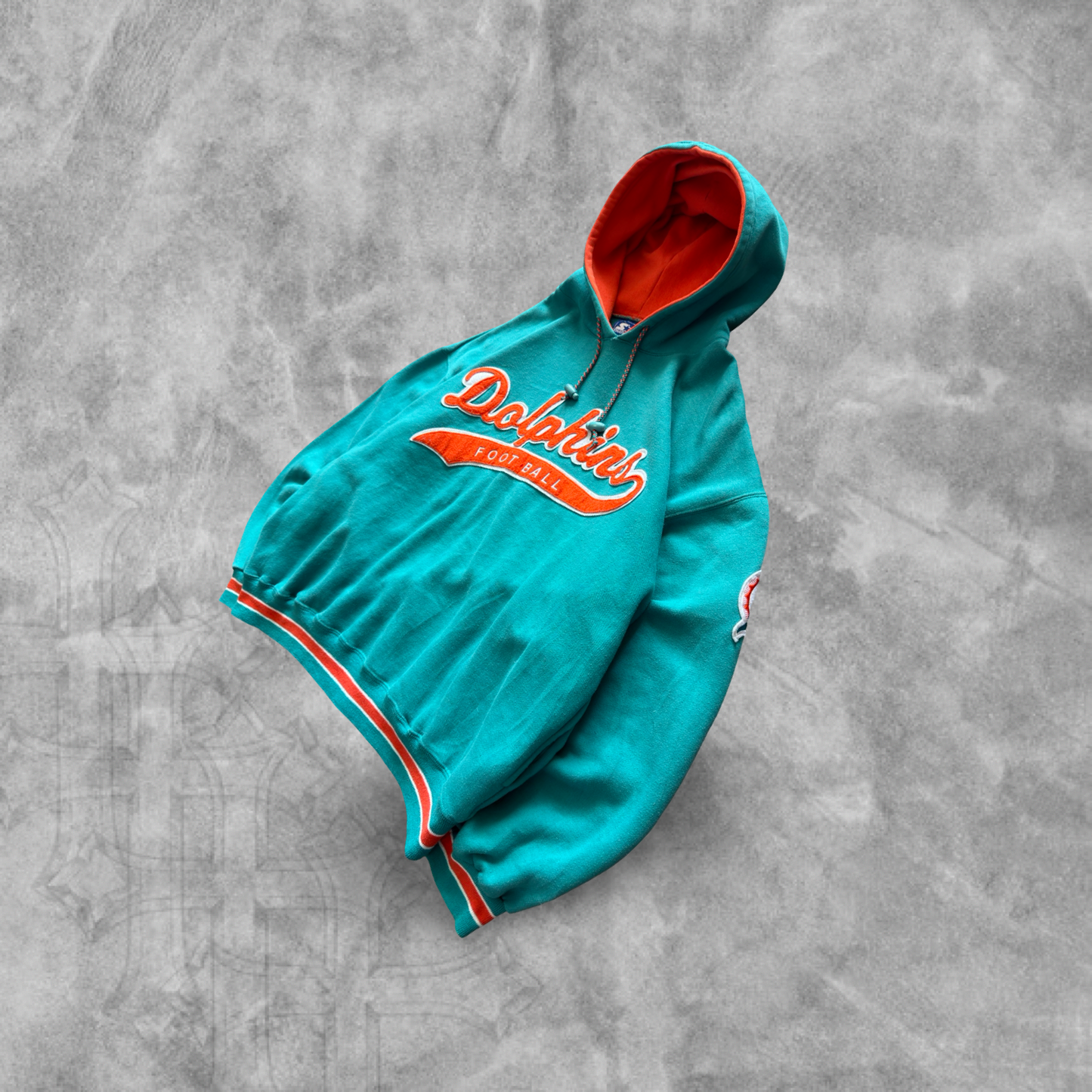 Teal Miami Dolphins Starter Hoodie 1990s (L)