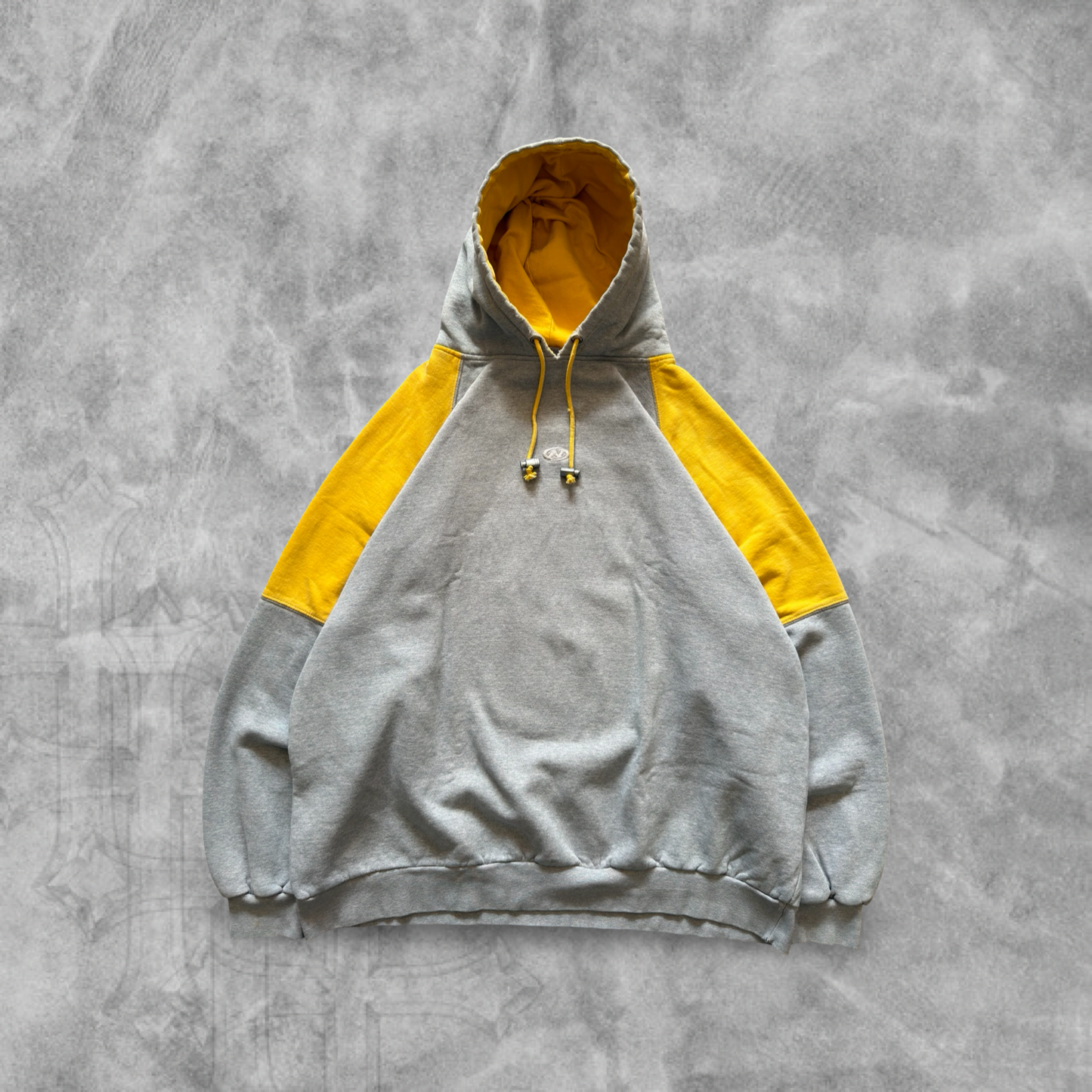 Grey No Fear Hoodie 1990s (XL)