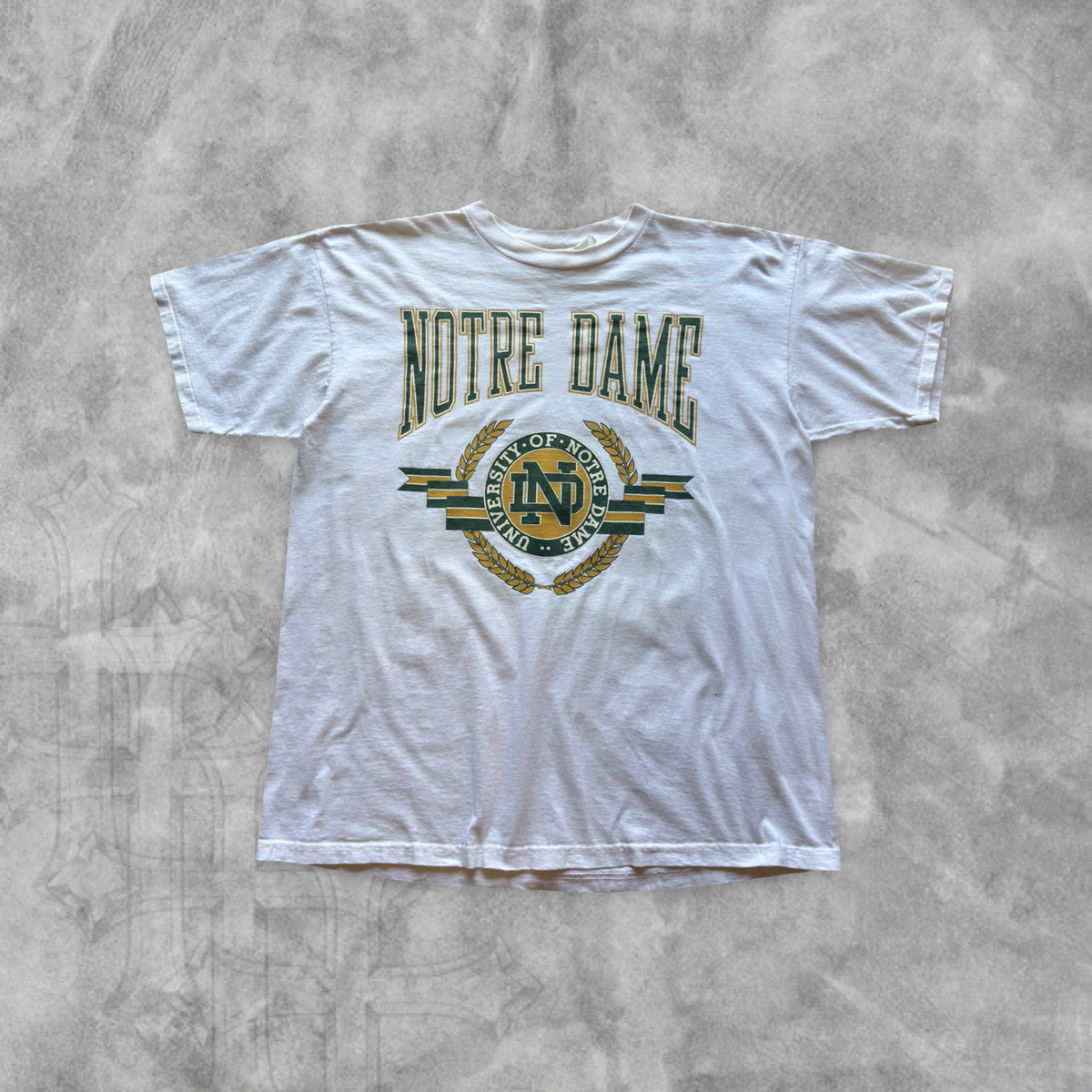 White Notre Dame Fighting Irish Shirt 1990s (L)