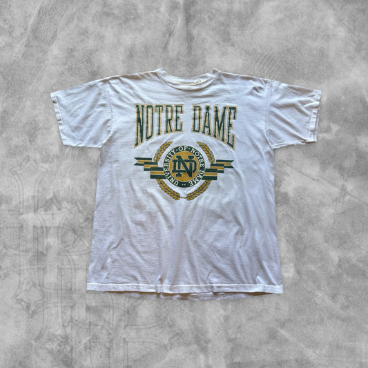 White Notre Dame Fighting Irish Shirt 1990s (L)