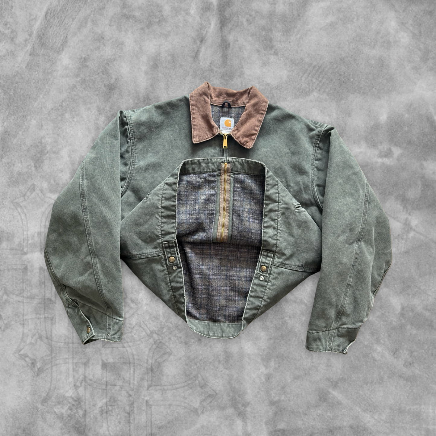 Moss Green Carhartt Detroit Jacket 2004 (XXL)