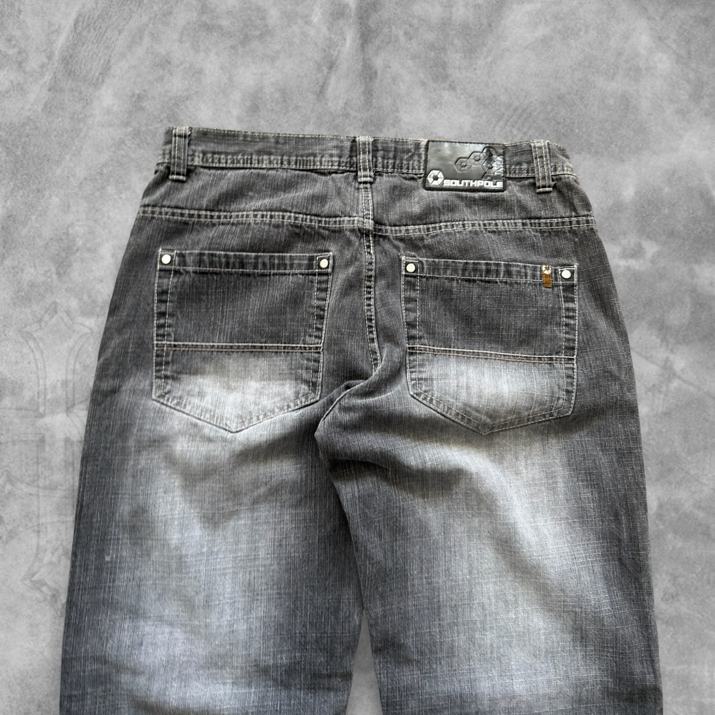 Gray Denim South Pole Jeans 2000s (36x32)