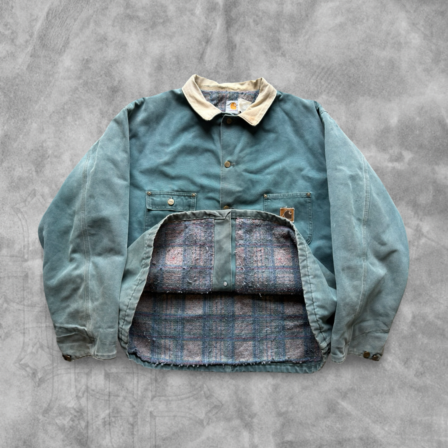 Forrest Green Carhartt Chore Jacket 1990s (XXL)