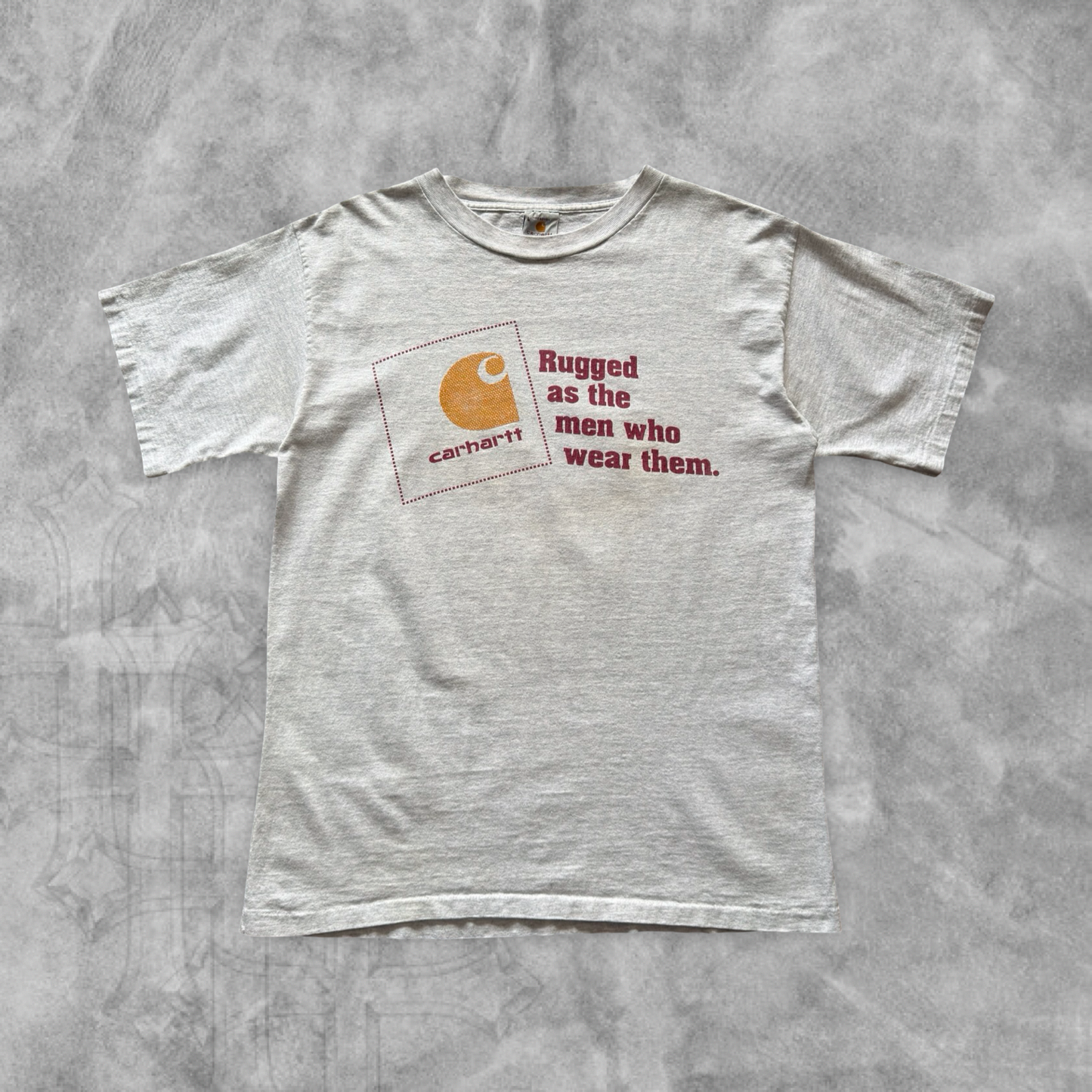 Heather Gray Rugged Carhartt Shirt 1990s (XL)