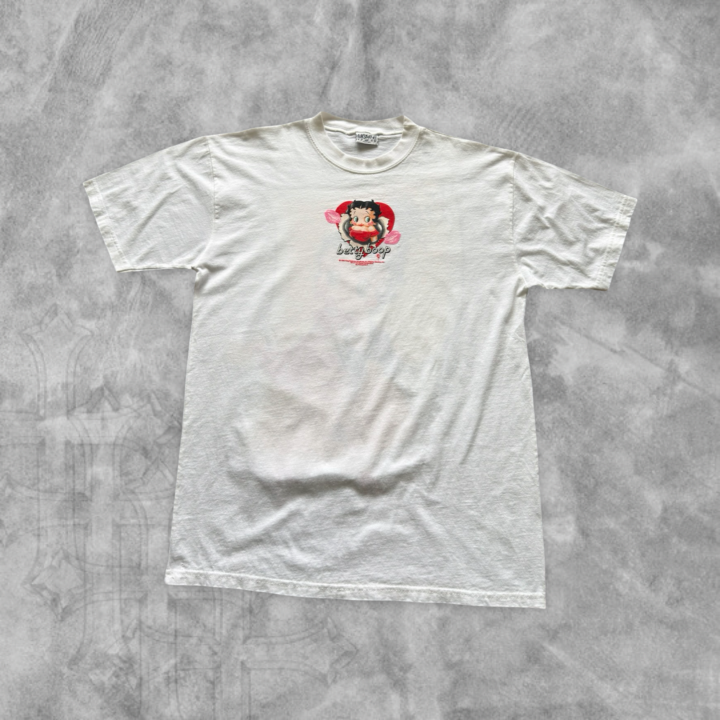 White Betty Boop Post Stamp Shirt 1995 (XL)