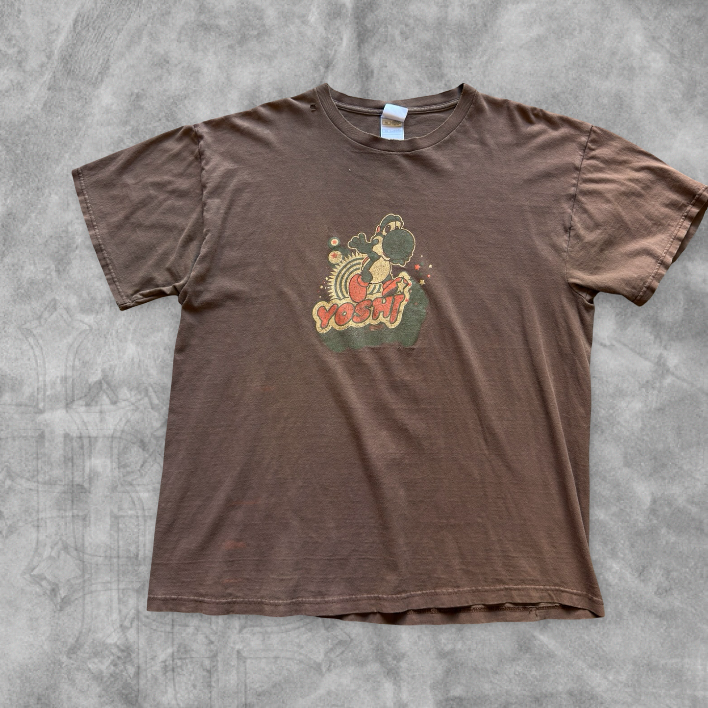Brown Yoshi Super Mario Shirt 2000s (XL)