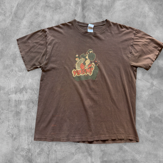 Brown Yoshi Super Mario Shirt 2000s (XL)