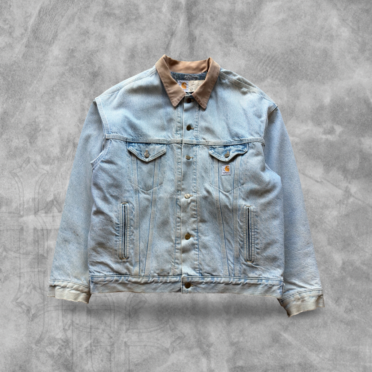 Faded Denim Carhartt Trucker Jacket 1990s (L)