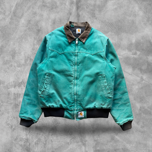 Emraled Green Carhartt Santa Fe Jacket 1990s (L)