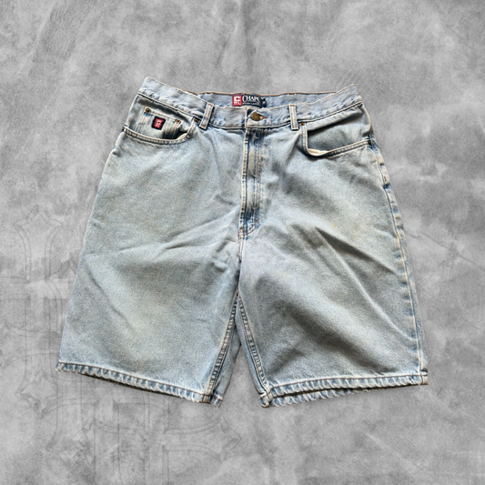 Faded Denim Polo Ralph Lauren Chaps Shorts 1990s (34)