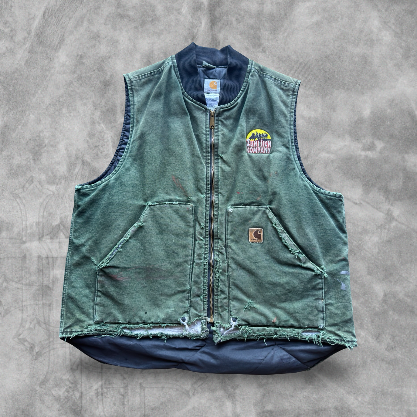 Forrest Green Carhartt Vest 1990s (L)