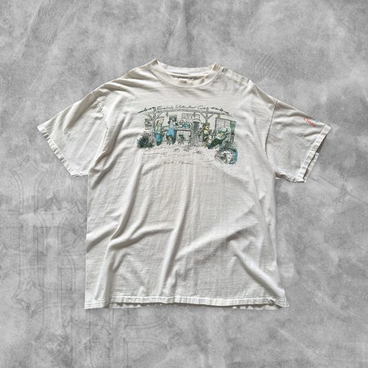 White Rosie’s Water Front Cafe Shirt 1990s (XXL)