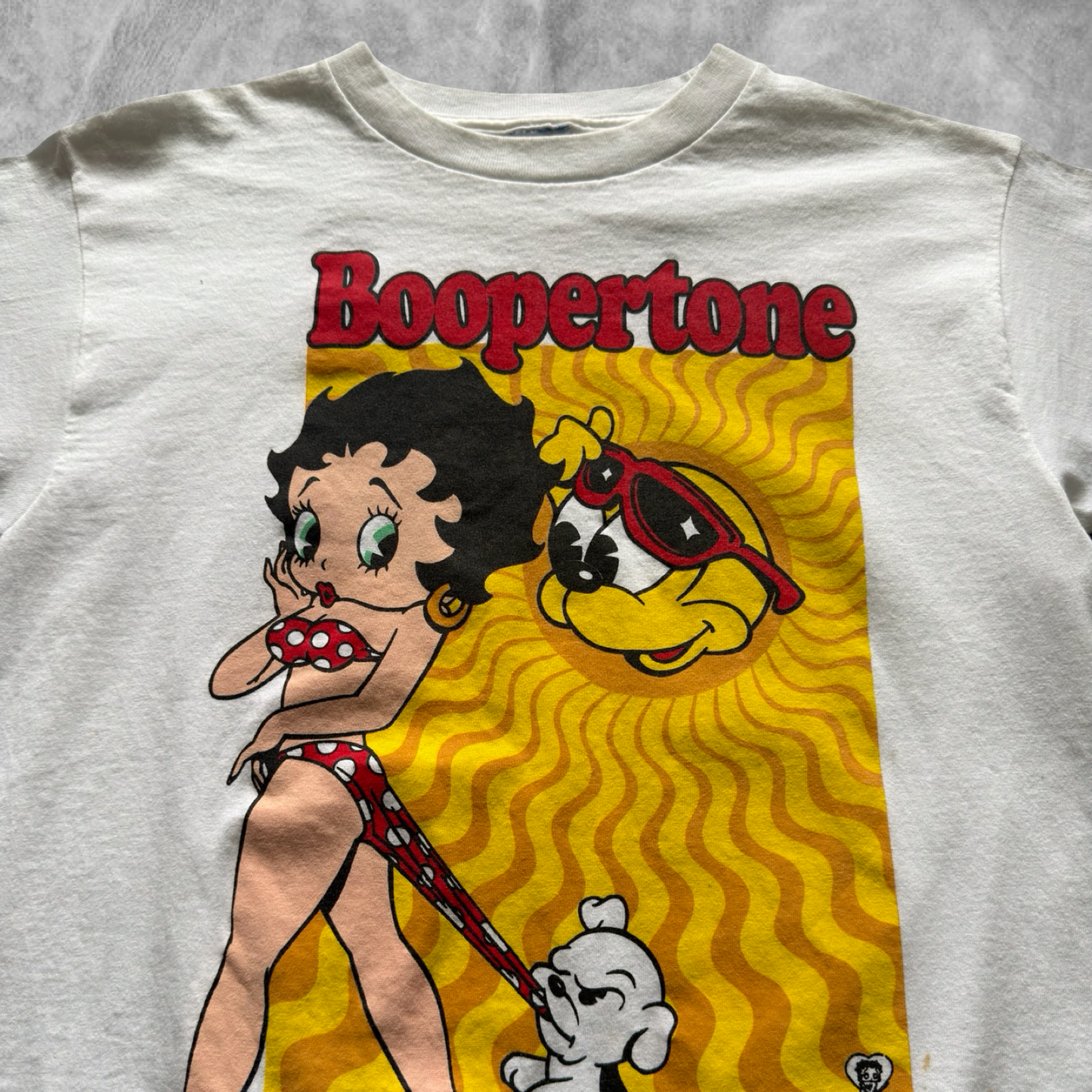 White Betty Boop Boopertone Shirt 1994 (L)