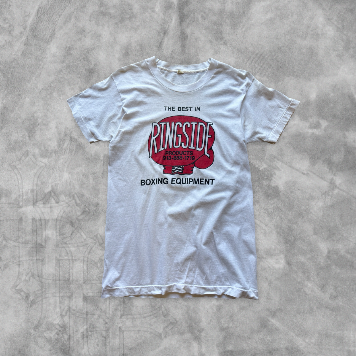 White Ring Side Boxing Shirt 1980a (S)