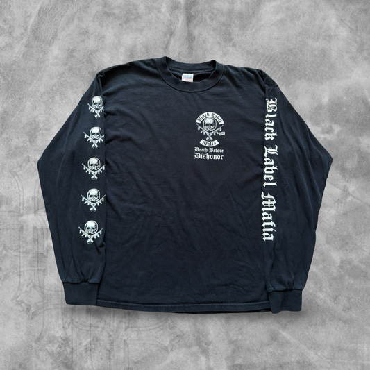 Black Black Label Mafia Long Sleeve Shirt 2004 (XL)