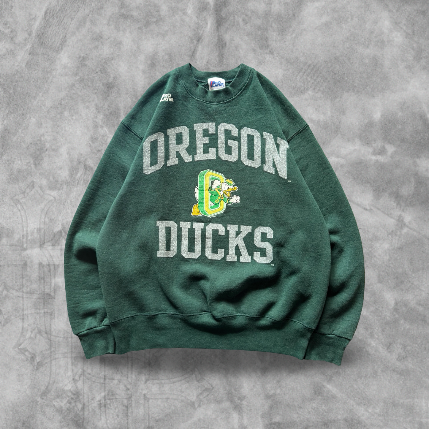 Forrest Green Oregon Ducks Sweatshirt 1990s (L)