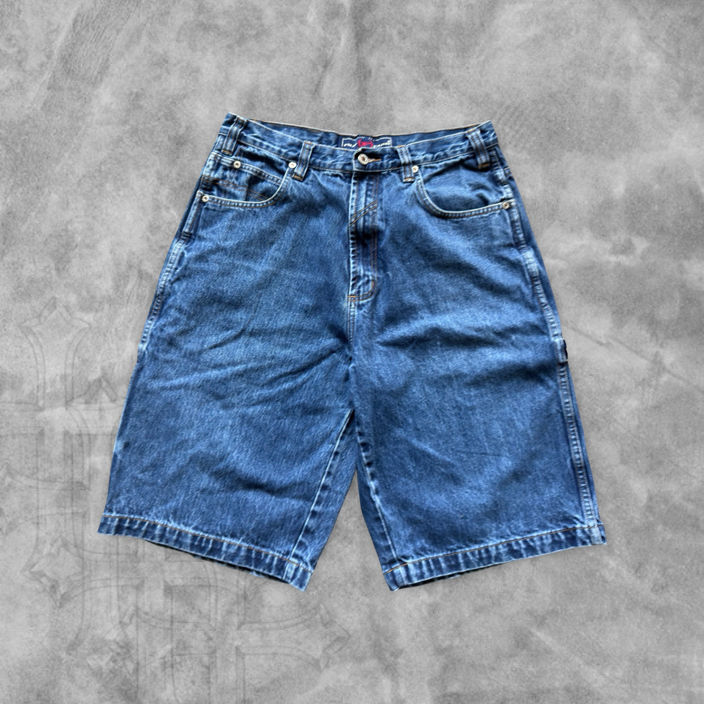 Denim Phat Farm Carpenter Shorts 1990s (31)