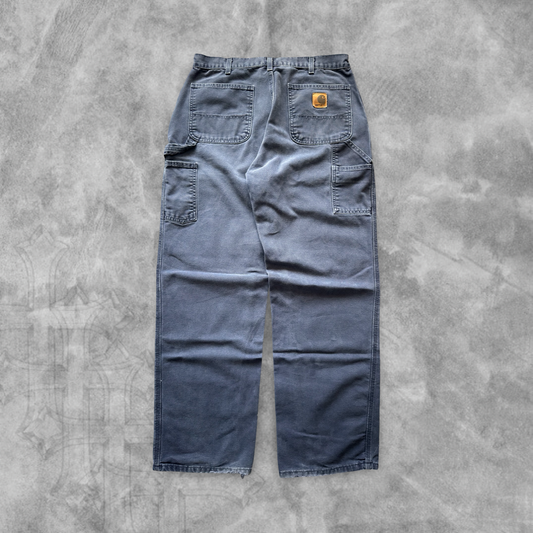 Navy Blue Carhartt Carpenter Pants 1900s (34x32)